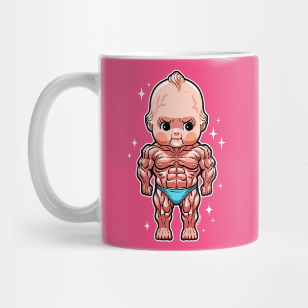 Swole Kewpie Bodybuilder by CTKR Studio